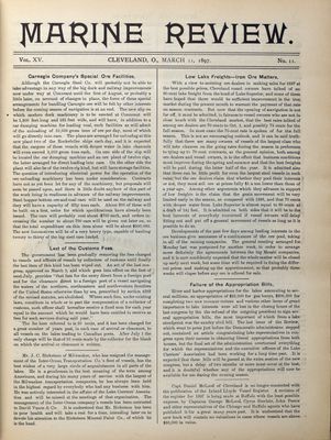 Marine Review (Cleveland, OH), 11 Mar 1897