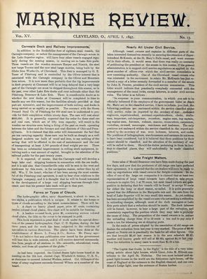 Marine Review (Cleveland, OH), 8 Apr 1897