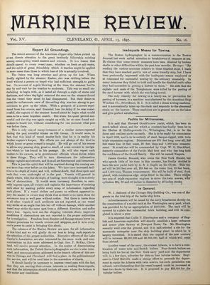 Marine Review (Cleveland, OH), 15 Apr 1897