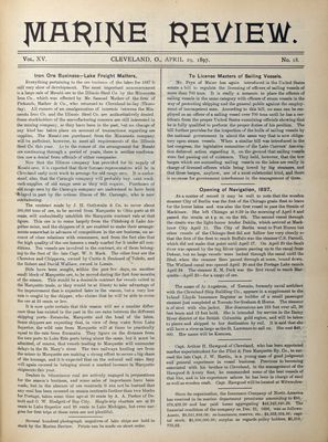 Marine Review (Cleveland, OH), 29 Apr 1897