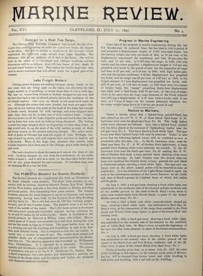 Marine Review (Cleveland, OH), 22 Jul 1897