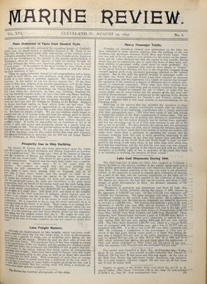 Marine Review (Cleveland, OH), 19 Aug 1897