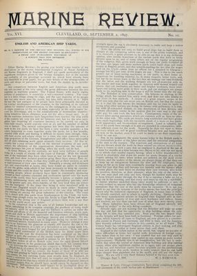 Marine Review (Cleveland, OH), 2 Sep 1897