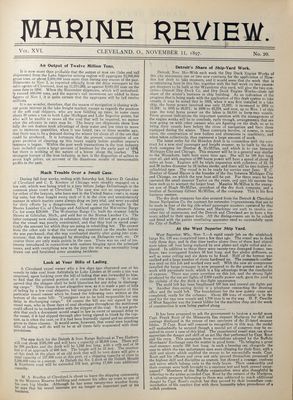 Marine Review (Cleveland, OH), 11 Nov 1897