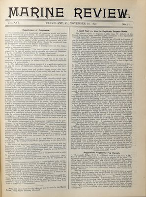 Marine Review (Cleveland, OH), 18 Nov 1897