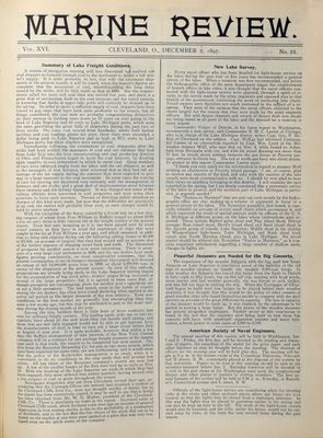 Marine Review (Cleveland, OH), 2 Dec 1897