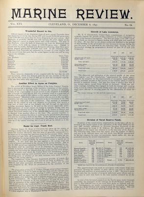 Marine Review (Cleveland, OH), 9 Dec 1897