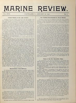 Marine Review (Cleveland, OH), 13 Jan 1898