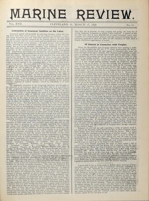 Marine Review (Cleveland, OH), 17 Mar 1898