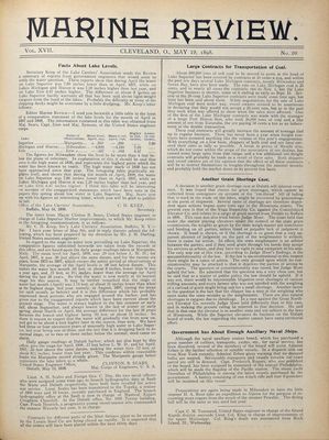 Marine Review (Cleveland, OH), 19 May 1898