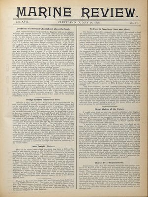 Marine Review (Cleveland, OH), 26 May 1898