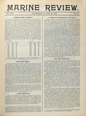 Marine Review (Cleveland, OH), 30 Jun 1898