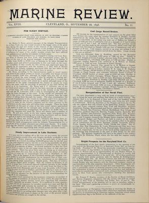 Marine Review (Cleveland, OH), 22 Sep 1898