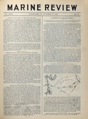 Marine Review (Cleveland, OH), 27 Oct 1898