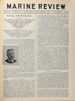 Marine Review (Cleveland, OH), 17 Nov 1898