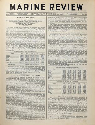 Marine Review (Cleveland, OH), 15 Dec 1898