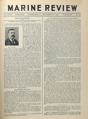 Marine Review (Cleveland, OH), 22 Dec 1898