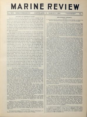 Marine Review (Cleveland, OH), 2 Mar 1899