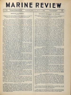 Marine Review (Cleveland, OH), 6 Jul 1899