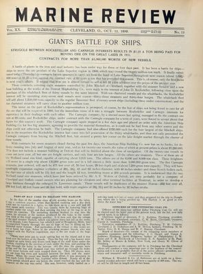 Marine Review (Cleveland, OH), 12 Oct 1899