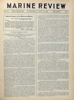 Marine Review (Cleveland, OH), 23 Nov 1899