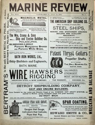 Marine Review (Cleveland, OH), 12 Jul 1900