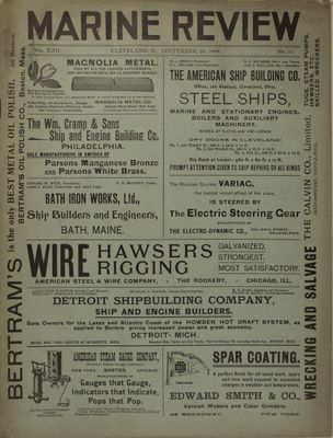 Marine Review (Cleveland, OH), 20 Sep 1900