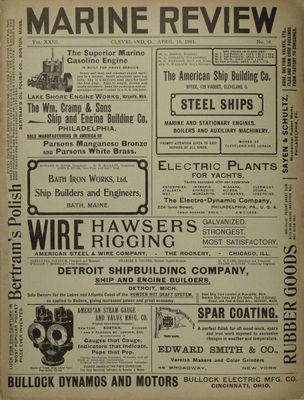 Marine Review (Cleveland, OH), 18 Apr 1901