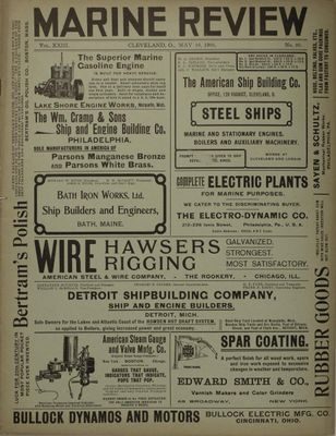 Marine Review (Cleveland, OH), 16 May 1901