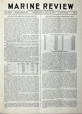 Marine Review (Cleveland, OH), 25 Jul 1901