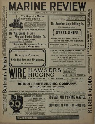 Marine Review (Cleveland, OH), 1 Aug 1901