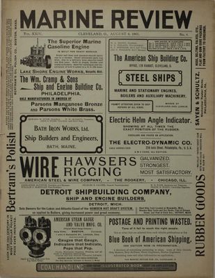 Marine Review (Cleveland, OH), 8 Aug 1901