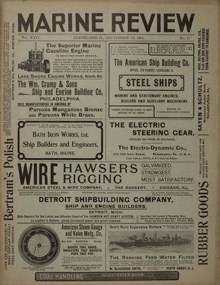 Marine Review (Cleveland, OH), 19 Sep 1901