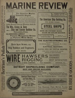 Marine Review (Cleveland, OH), 26 Sep 1901