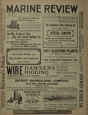 Marine Review (Cleveland, OH), 3 Oct 1901