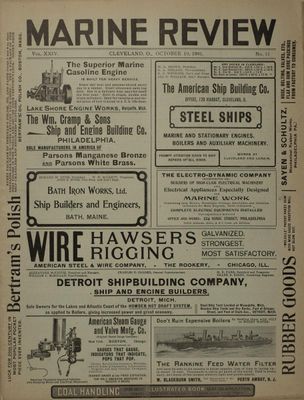 Marine Review (Cleveland, OH), 10 Oct 1901