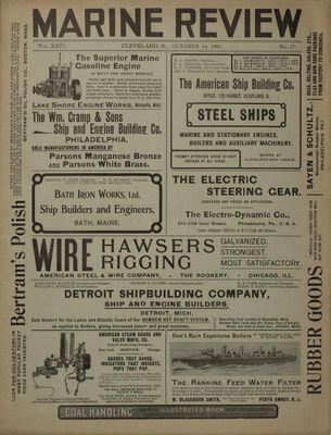 Marine Review (Cleveland, OH), 24 Oct 1901