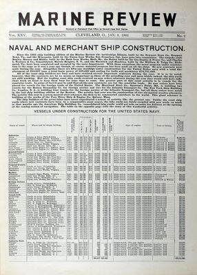 Marine Review (Cleveland, OH), 9 Jan 1902