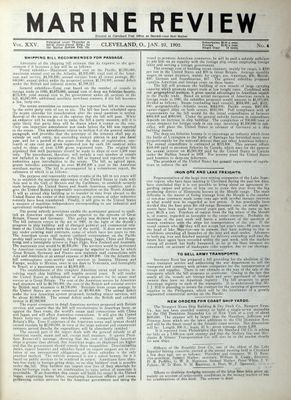 Marine Review (Cleveland, OH), 23 Jan 1902