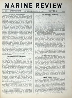 Marine Review (Cleveland, OH), 20 Feb 1902