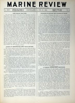 Marine Review (Cleveland, OH), 27 Feb 1902