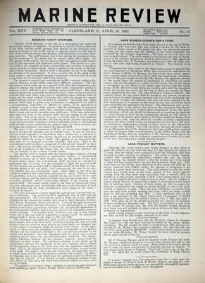 Marine Review (Cleveland, OH), 10 Apr 1902