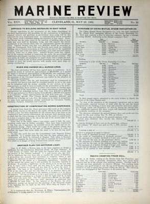 Marine Review (Cleveland, OH), 29 May 1902