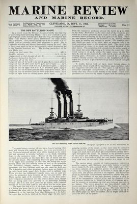 Marine Review (Cleveland, OH), 11 Sep 1902