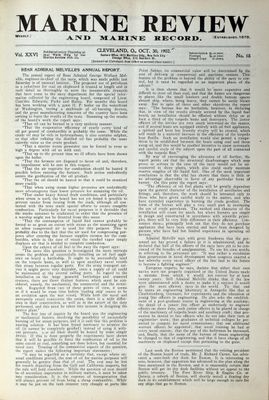 Marine Review (Cleveland, OH), 30 Oct 1902