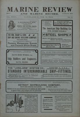 Marine Review (Cleveland, OH), 19 Feb 1903