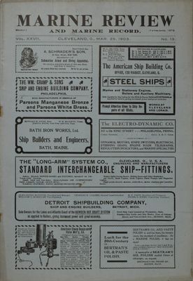 Marine Review (Cleveland, OH), 26 Mar 1903