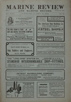 Marine Review (Cleveland, OH), 16 Apr 1903