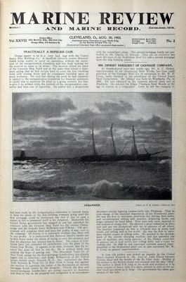 Marine Review (Cleveland, OH), 20 Aug 1903