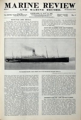 Marine Review (Cleveland, OH), 22 Oct 1903